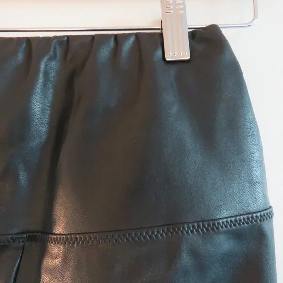 ARITZIA WILFRED Daria Black Faux Leather Leggings - Size S - Picture 13 of 15